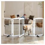 ZJSF Foldable Indoor Dog Door with Walk Through
