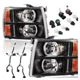 Headlight Assembly Set Compatible with 2007 2008