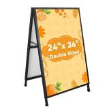 Heavy Duty Slide in A Frame Sign Sidewalk Sign 24