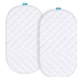 Bassinet Mattress Pad Cover Compatible with 4moms