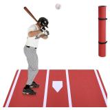TOBWOLF Baseball Batting Mat  Softball   Baseball