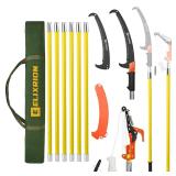 27 Feet Pole Saws for Tree Trimming Manual Branch