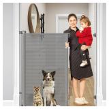48 Inch Extra Tall Dog Gate  Extends to 55  Wide