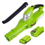 HARDELL 18V Cordless Leaf Blower  Battery Powered
