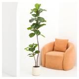 Artificial Fiddle Leaf Fig Tree 6FT Faux Plant
