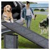 Dog Ramp for Car  63  Long   17  Wide Folding