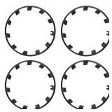 for Tesla Model Y 21 Inch Wheel Rim Protector