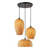 Rattan Pendant Light Bamboo Hanging Light 3