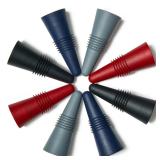 8 PCS MultiColor Silicone Wine Stoppers with