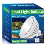 LED Pool Light Bulb E26 Base 120V Daylight White