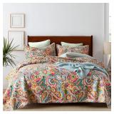 Cotton Bedspread Quilt Sets  Reversible Bedding