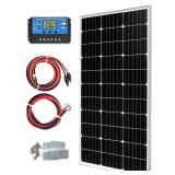Solar Panel Kit 100W 12V Monocrystalline Battery