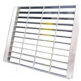 Galvanized Steel Drain Grate with Base  16x16