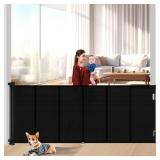 Upgrade 120 inch Retractable Baby Gates Extra