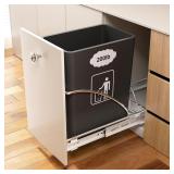 Pull Out Trash Can Under Cabinet  50Qt 7 13Gal