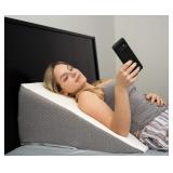 K lbs Bed Wedge Pillow with Memory Foam Top Chic