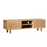 Walker Edison Kamron Contemporary Sliding Fluted