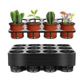 10 Pack 12 Cell Nursery Planter Pots Trays  Plant