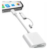 SD Card Reader for iPhone iPad  Dual Connector
