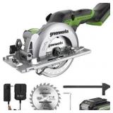 24V Brushless 4 5  Mini Circular Saw Kit  6500