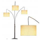 Brightech Trilage Arc Floor Lamp for Living Room