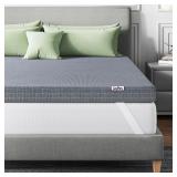 Firm Mattress Topper King Size   3 Inch Charcoal