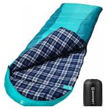 Bessport Sleeping Bag Winter   Flannel Lined 18
