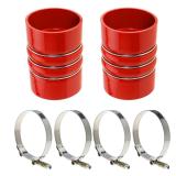 Silicone Charge Air Cooler Hump Hose Boot Set 4