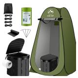 Portable Toilet Kit  Camping Toilet with Pop Up