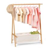 Kids Clothing Rack with Storage  Dress Up Rack