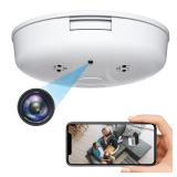 Security Camera Smoke Detector Camera 1080P WiFi