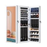 Nicetree 6 LEDs Mirror Jewelry Cabinet  Large