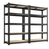 REIBII 2020LBS Garage Shelving Heavy Duty 5 Tier
