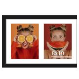 12x19 Double Picture Frame 8x10 Displays Two 8x10