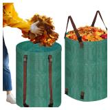 Leaf Collector Bag with Lid  Shoulder Strap  and