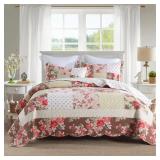 NEWLAKE Cotton Patchwork Bedspread  3 Piece
