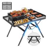 3 FT Folding Grill Table  Portable Camping Table