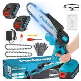 Mini Chainsaw Cordless 6Inch  Peektook Chain Saw