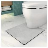 AMOAMI Bathroom Toilet Rug Mat U Shaped Absorbent
