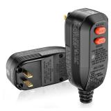 3pk GFCI Replacement Plug Assembly Auto Reset 10