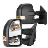 Towing Tow Mirrors Compatible with Ford for F250