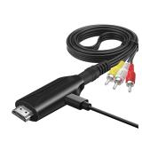 Wiistar HDMI to RCA Converter  HDMI to AV 3RCA