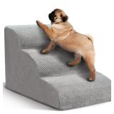 Dog Stairs for Small Dogs  3 Tiers High Density
