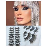 False Eyelash make up girl party decoration  mink