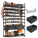 Bepatio Shoe Rack 9 Tier Large Shoe Rack for 36