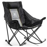 Dowinx Oversized Rocking Camping Chair  Fully