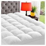 ELEMUSE Twin Mattress Topper for Back Pain  Extra