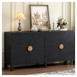 Retro Vintage Sideboard Buffet Cabinet with Doors