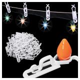 EBaokuup 180 Pcs Christmas Light Clips Waterproof