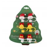 Cook With Color multi color holiday theme straw